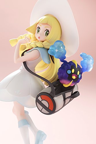 Kotobukiya Pokemon Center Estatua original de Lillie y Cosmog